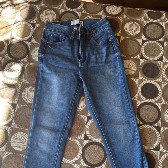 Wax Jean Denim - Wax Jean Women’s Dark Blue Skinny Stretch Jeans